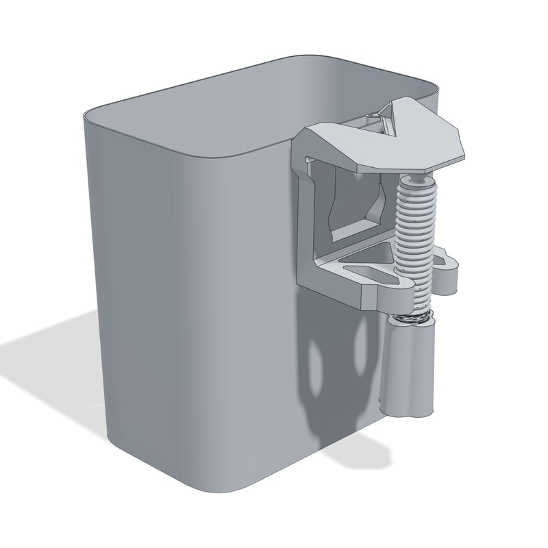 Clamp-on Desk Bin